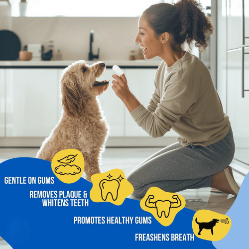 Pawtiva™ Natural Pet Dental Finger Wipes